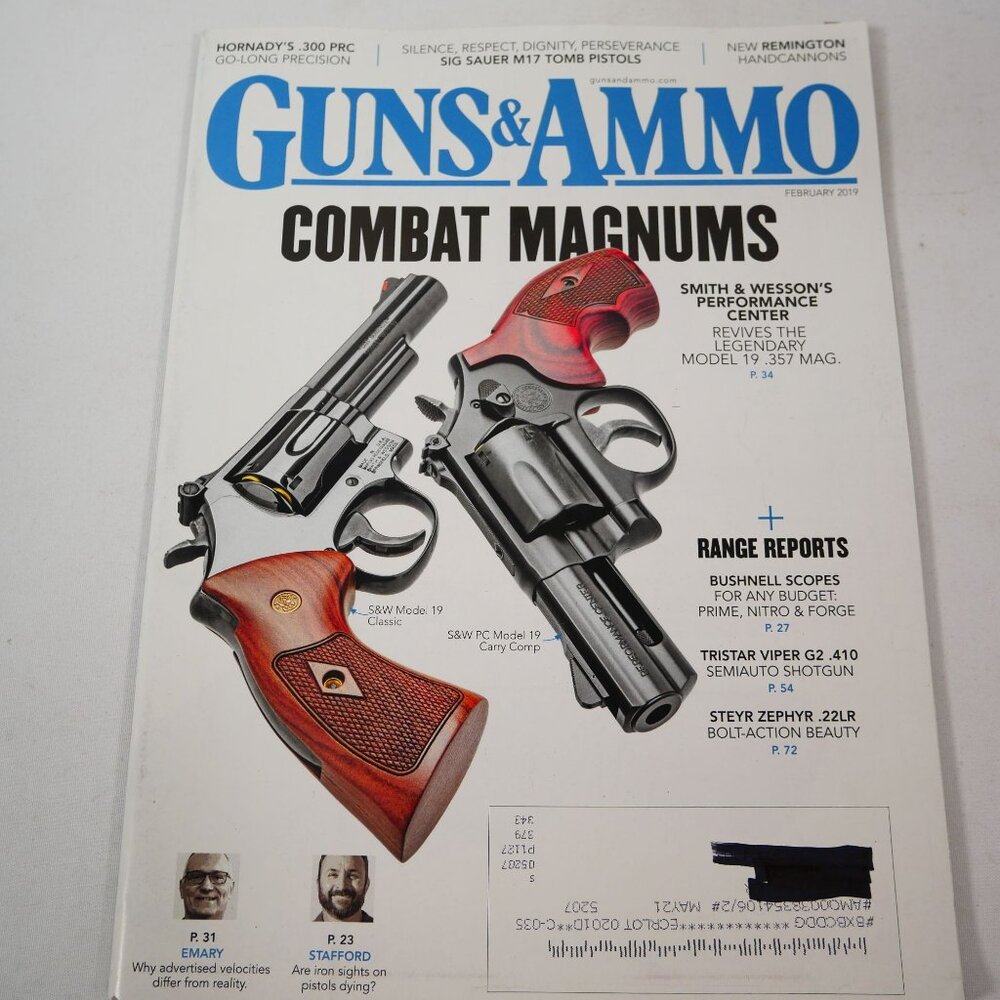 Guns & Ammo Magazine Assorted Lot Of 8 Issues from 2019-20 - Picture 4 of 16
